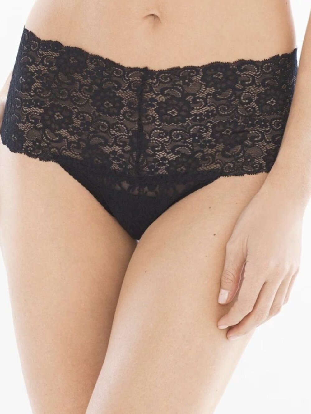 Soma XL Set of 6 All Over Lace Embraceable Signature Retro Thong Tan Pink Black